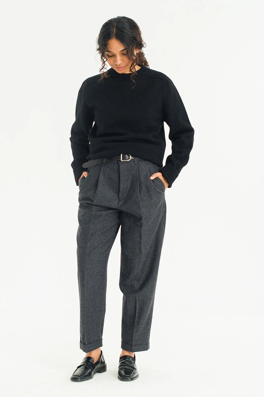 Volk Wool Trousers, Charcoal