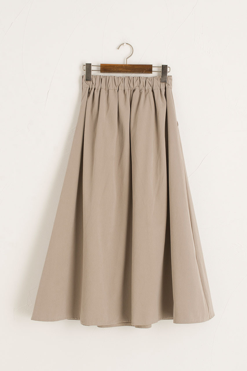 Cotton Workwear Skirt, Beige