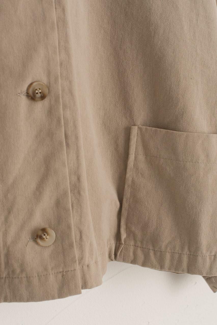 Cotton Workwear Jacket, Beige