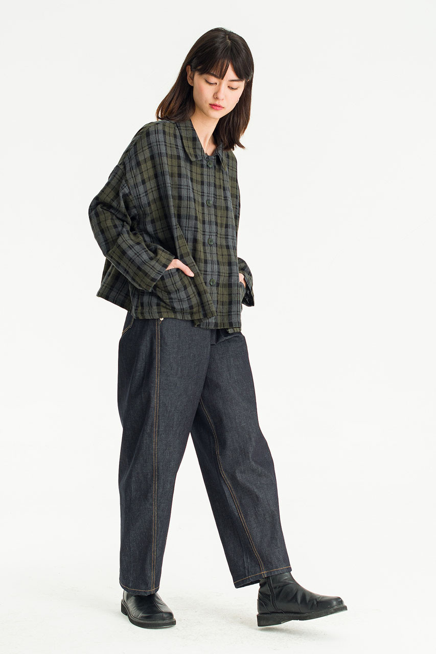 Check Field Jacket, Khaki