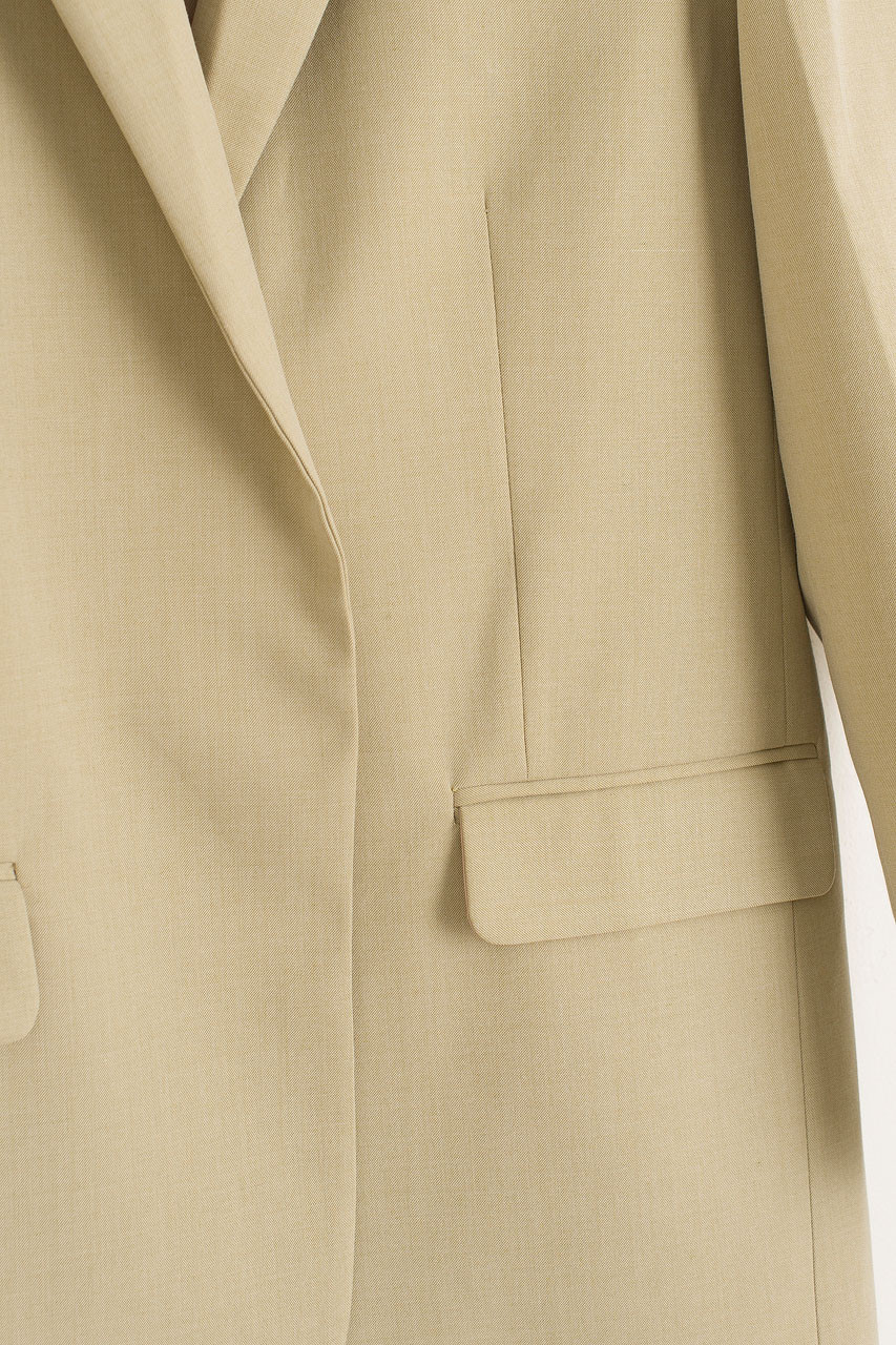 Foix Open Jacket, Beige