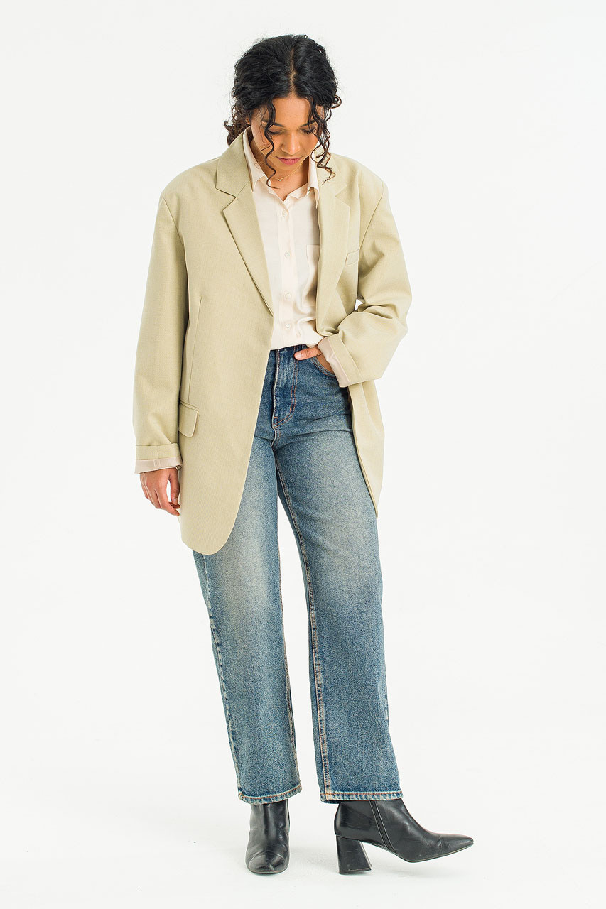 Foix Open Jacket, Beige