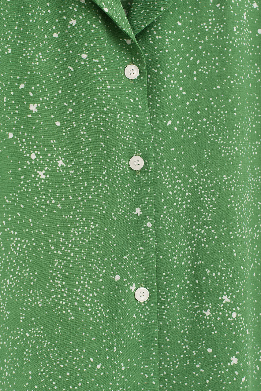 Dotty Maxi Dress, Green