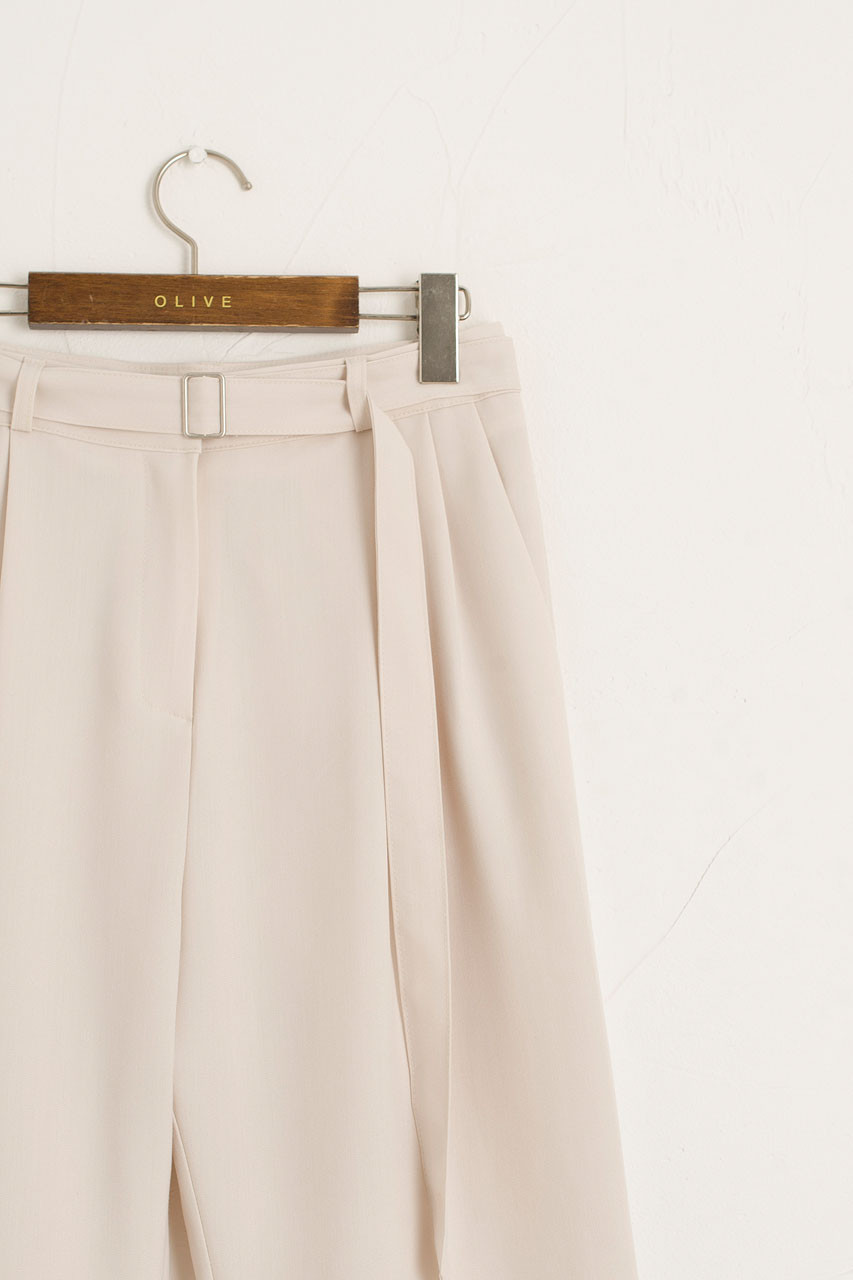 Edi Belted Torusers, Cream