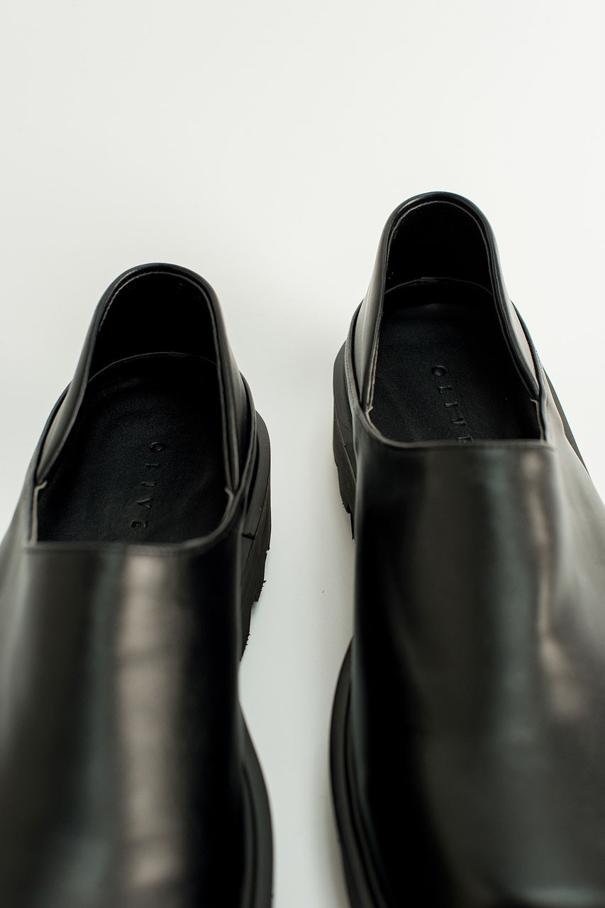 Menswear | Holger Square-Toe Clog, Black