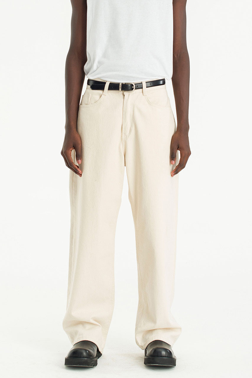Menswear | Crosshatch Trousers, Beige