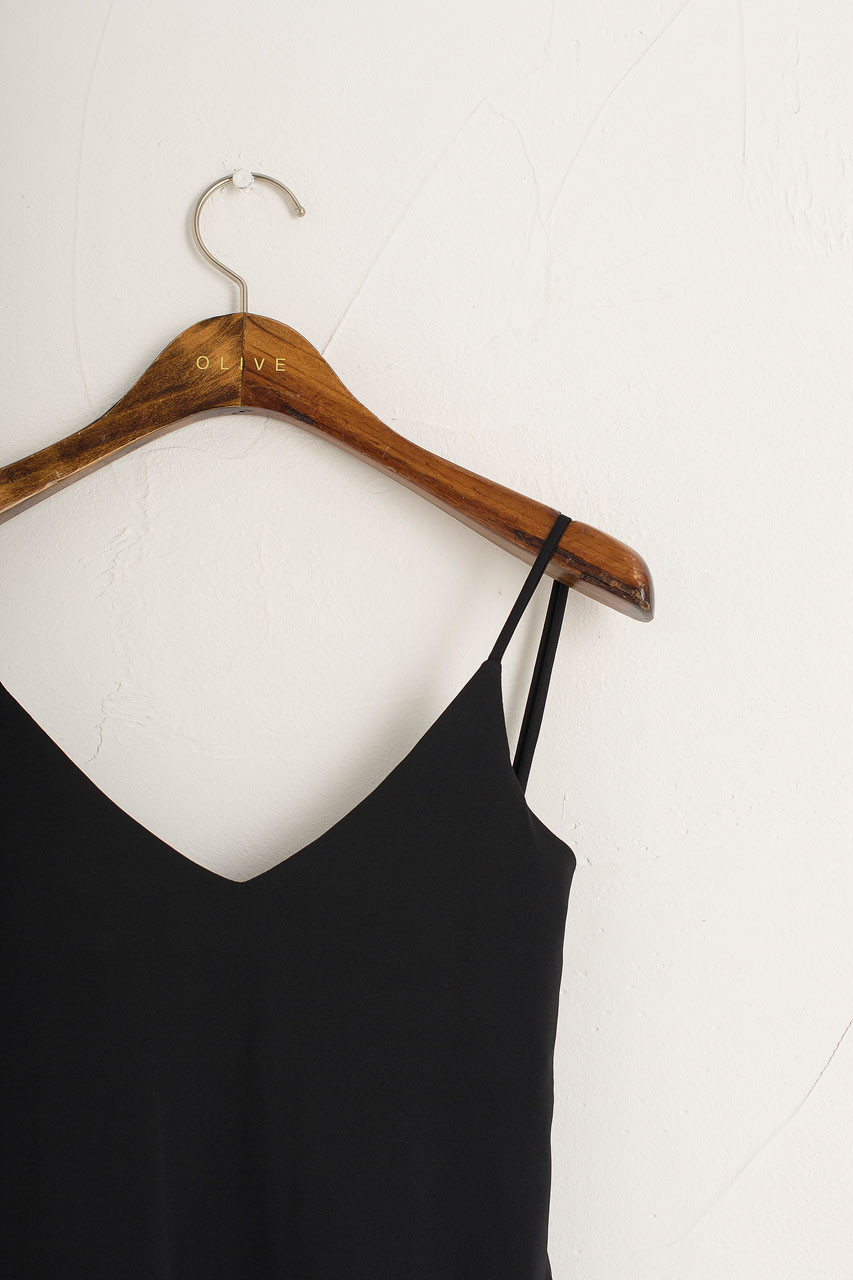 Simple Colour Swimsuit, Black