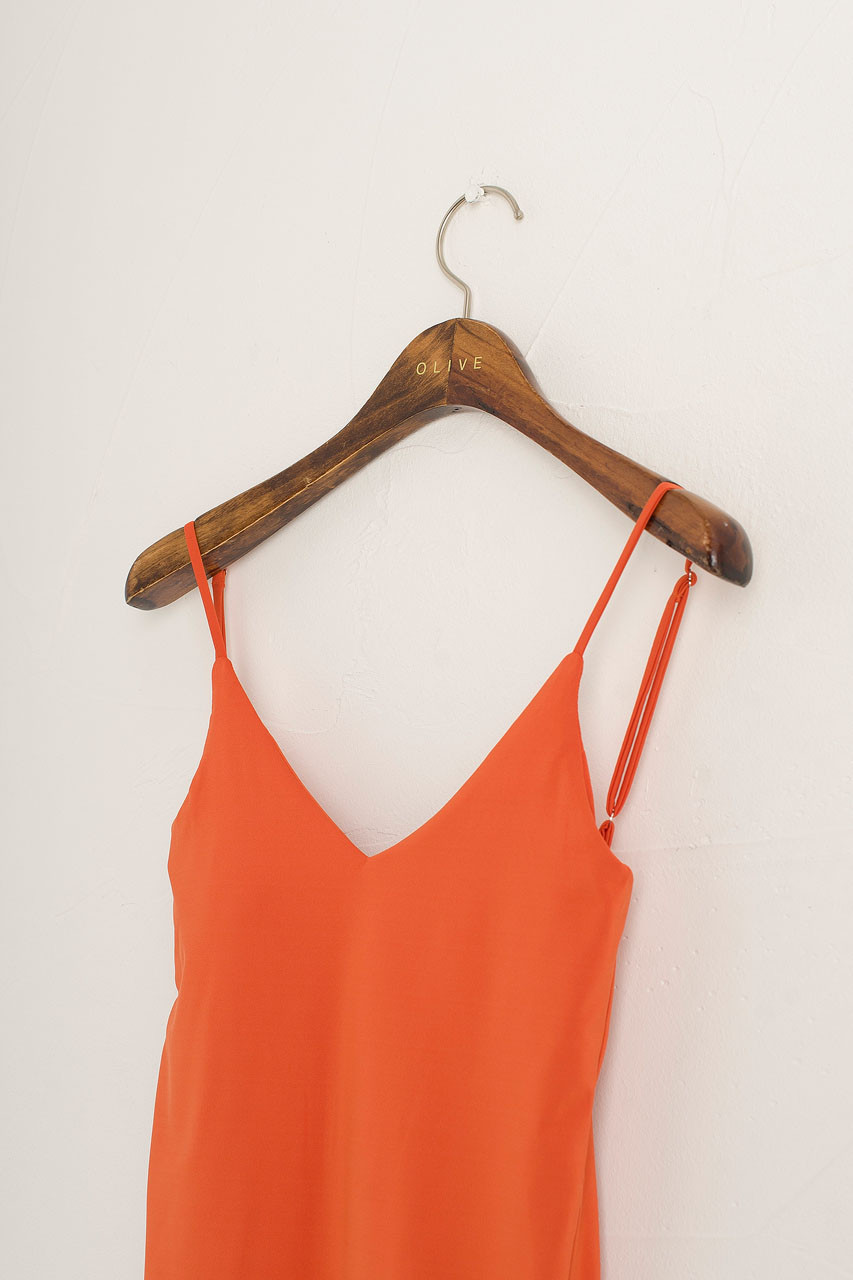 Simple Colour Swimsuit, Orange
