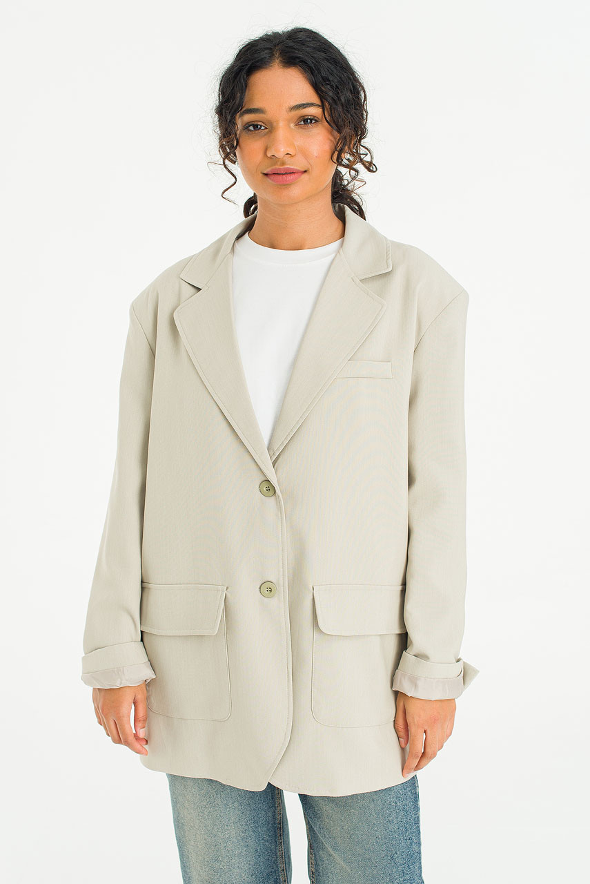Berin Oversize Jacket, Sage