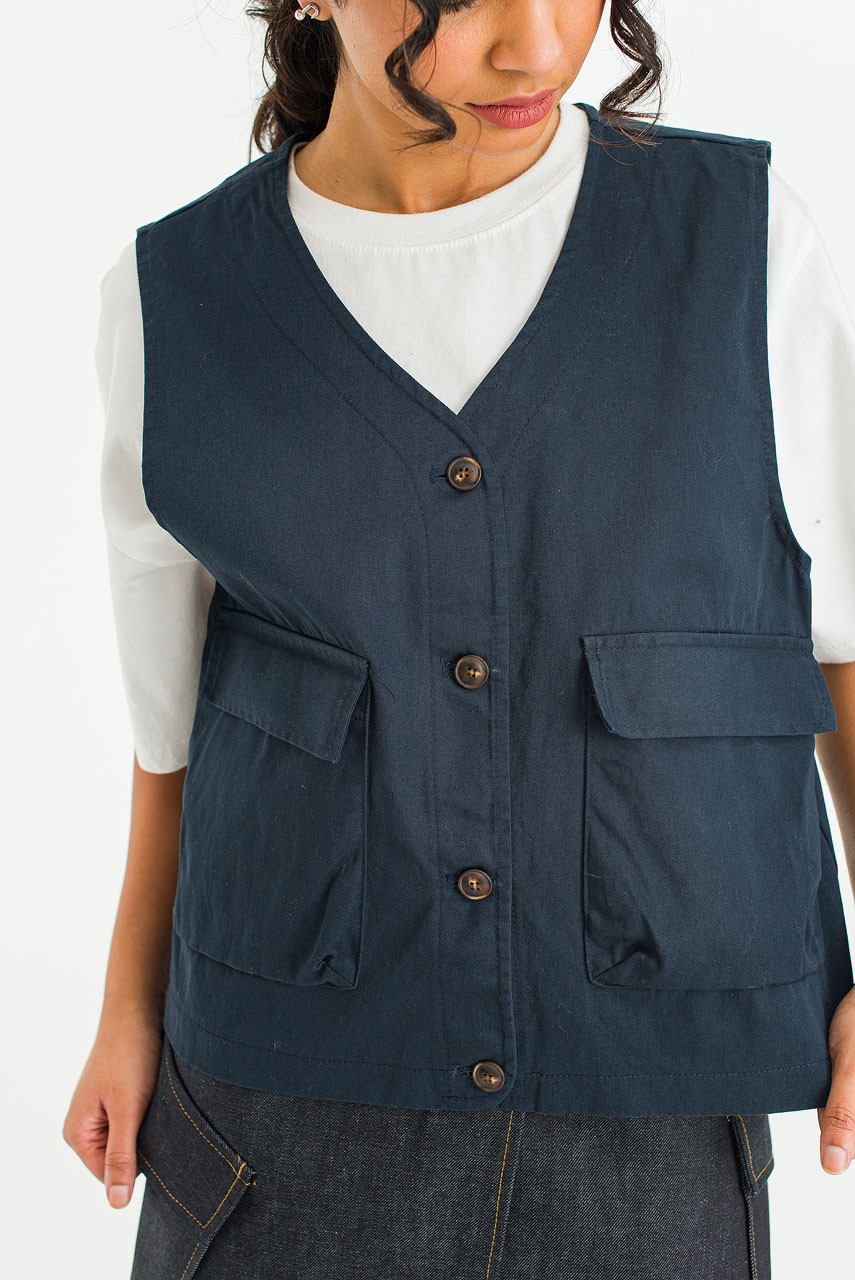 Mountain Waistcoat, Navy