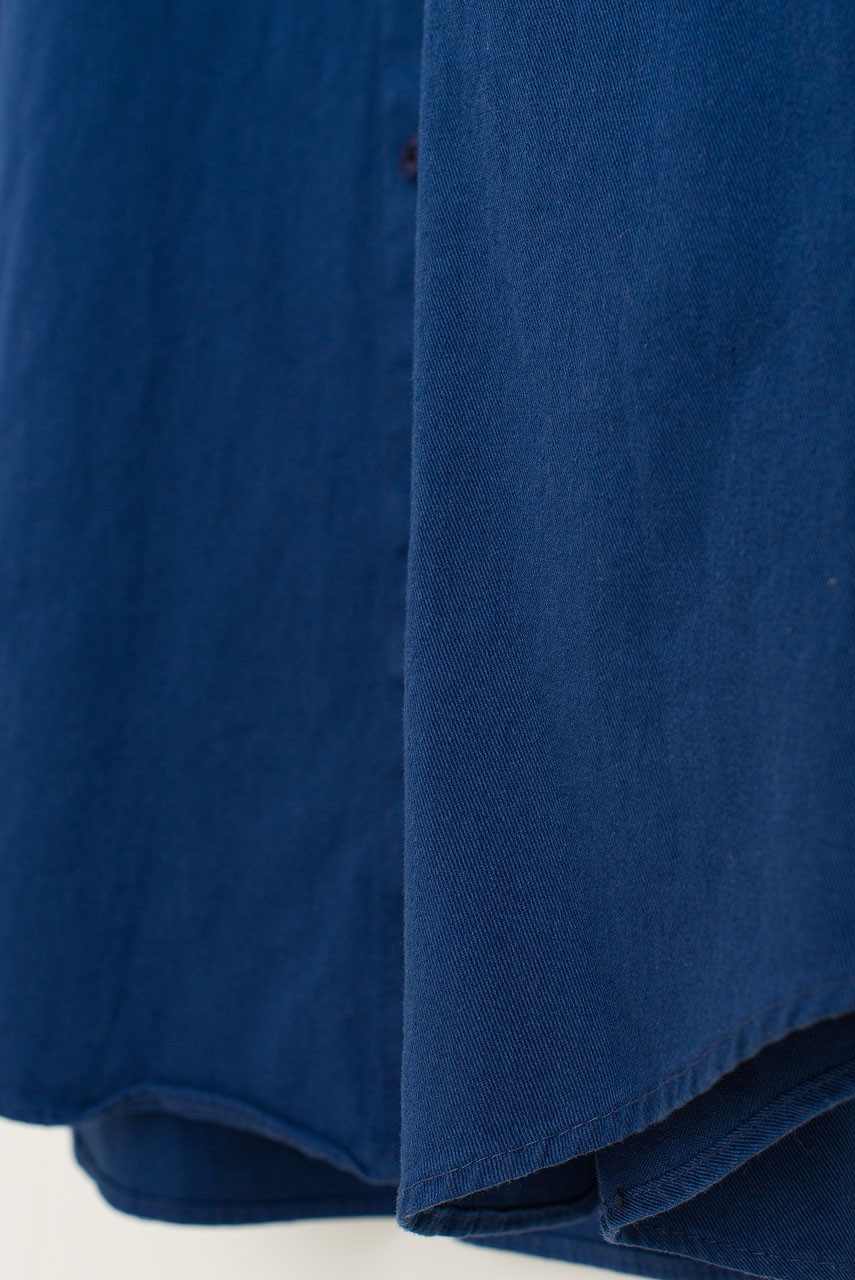 Oxford Mini Shirt Dress, Navy