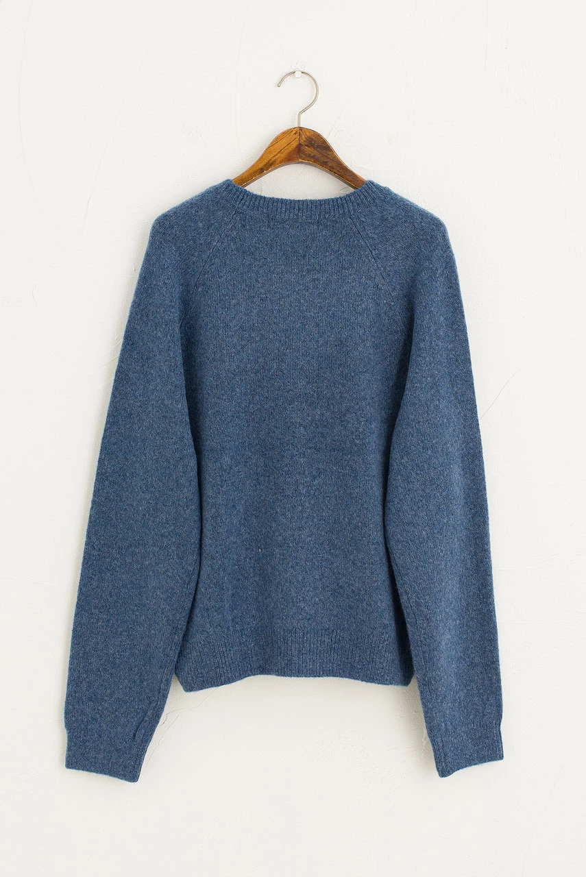 Mina Raglan Jumper, Blue