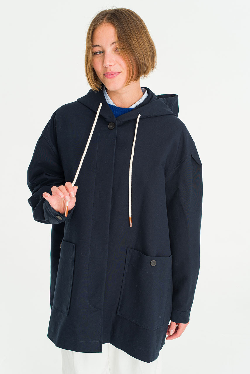 Tomach Hoody Jacket, Navy