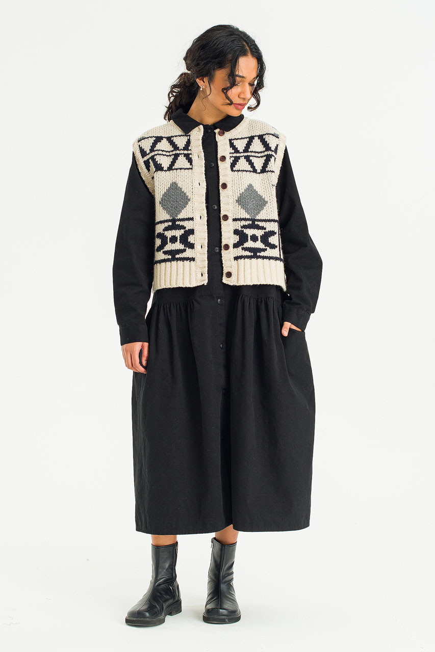 Nordic Open Vest, Cream Nordic Open Vest, Cream