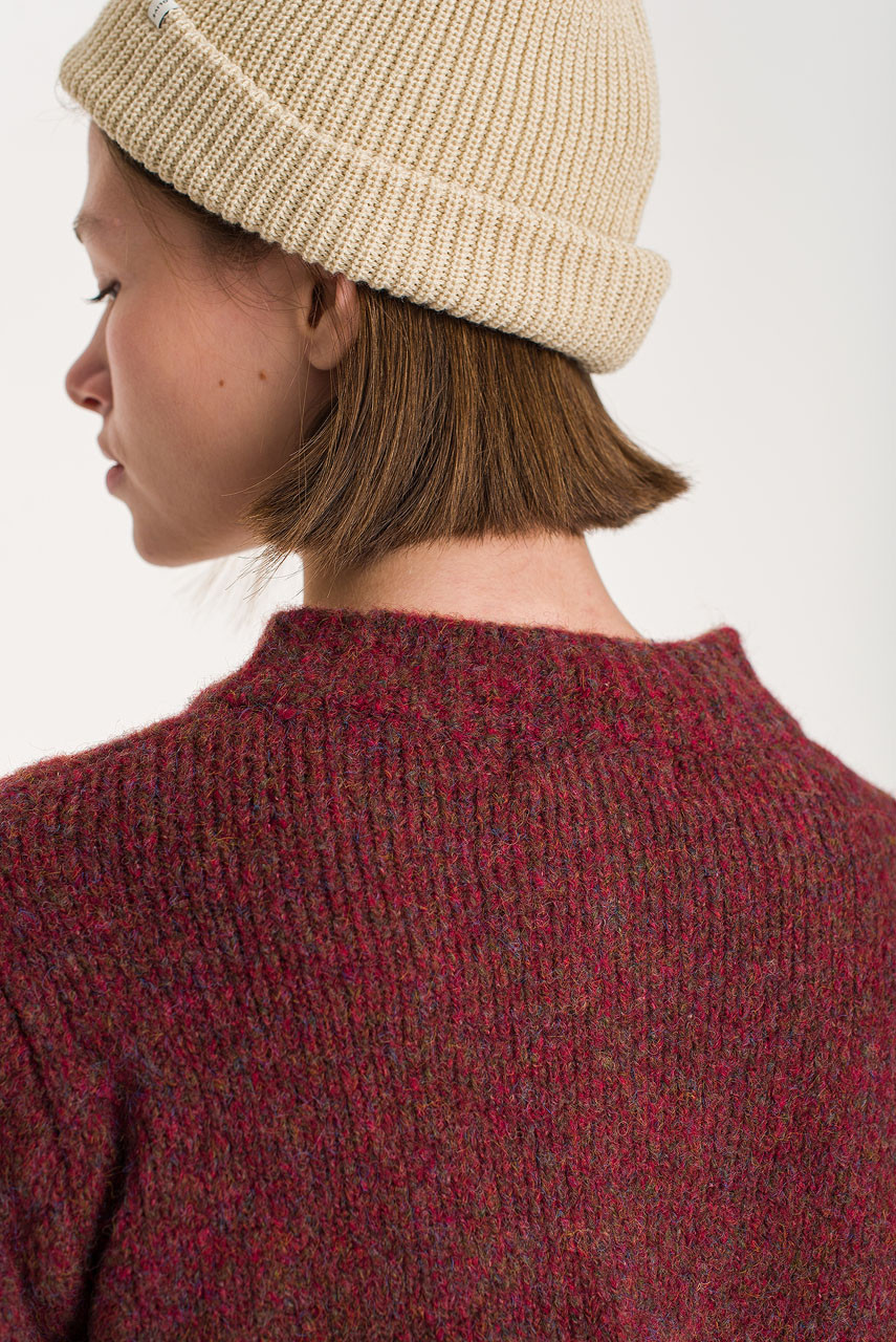 Hana Mini Crop Cardigan, Hibiscus