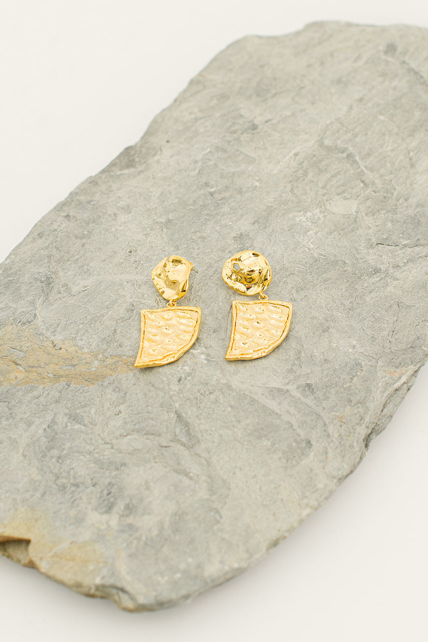 Paige Statement Earrings, Gold Plated