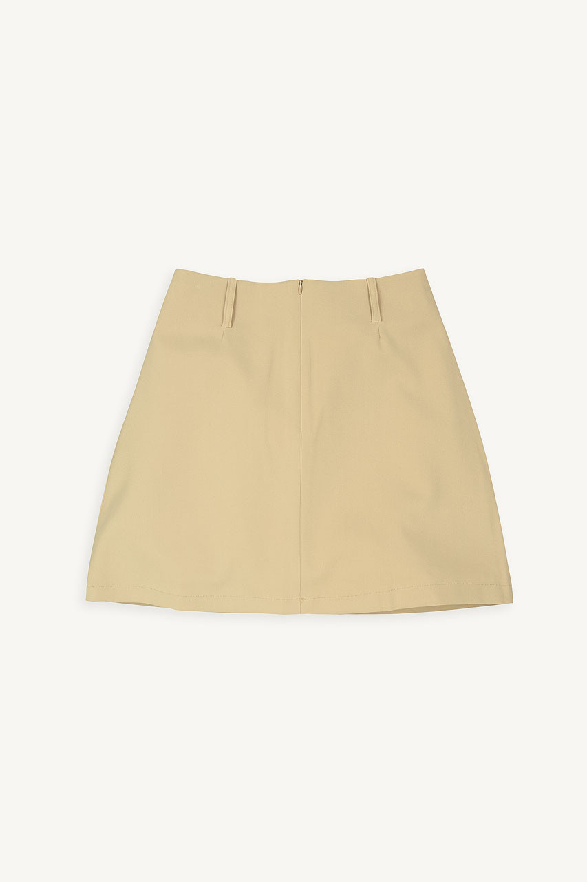 Sobi Pocket Mini Skirt, Beige