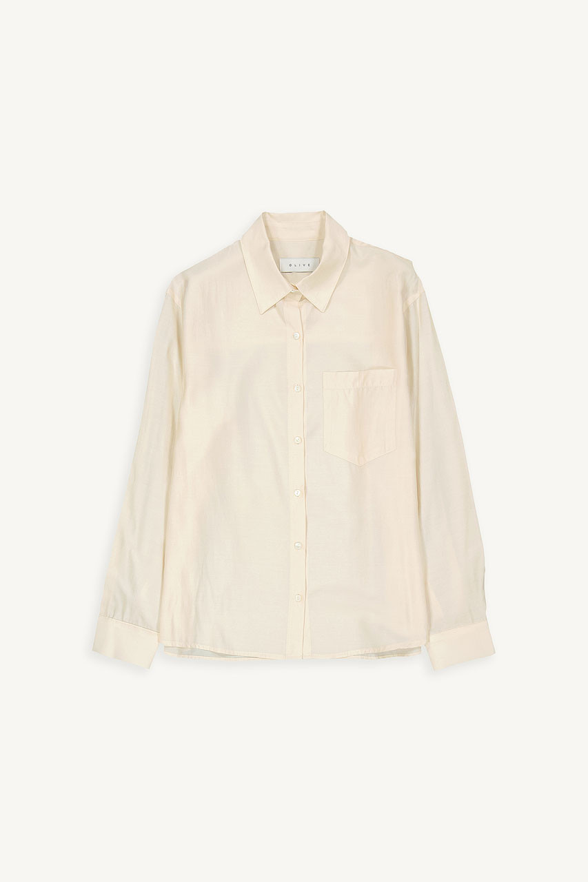 Yuha Simple Shirt, Beige