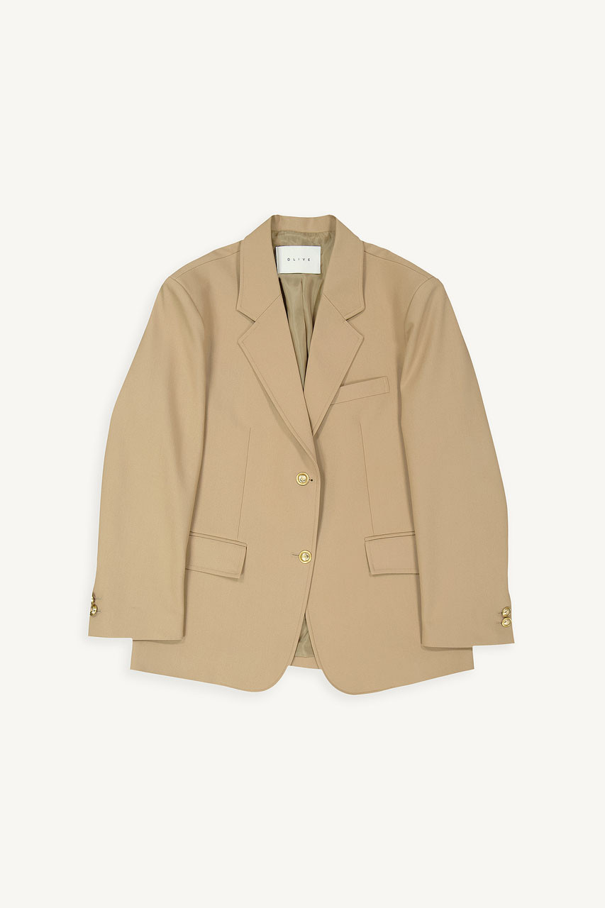 Moriko Button Jacket, Beige