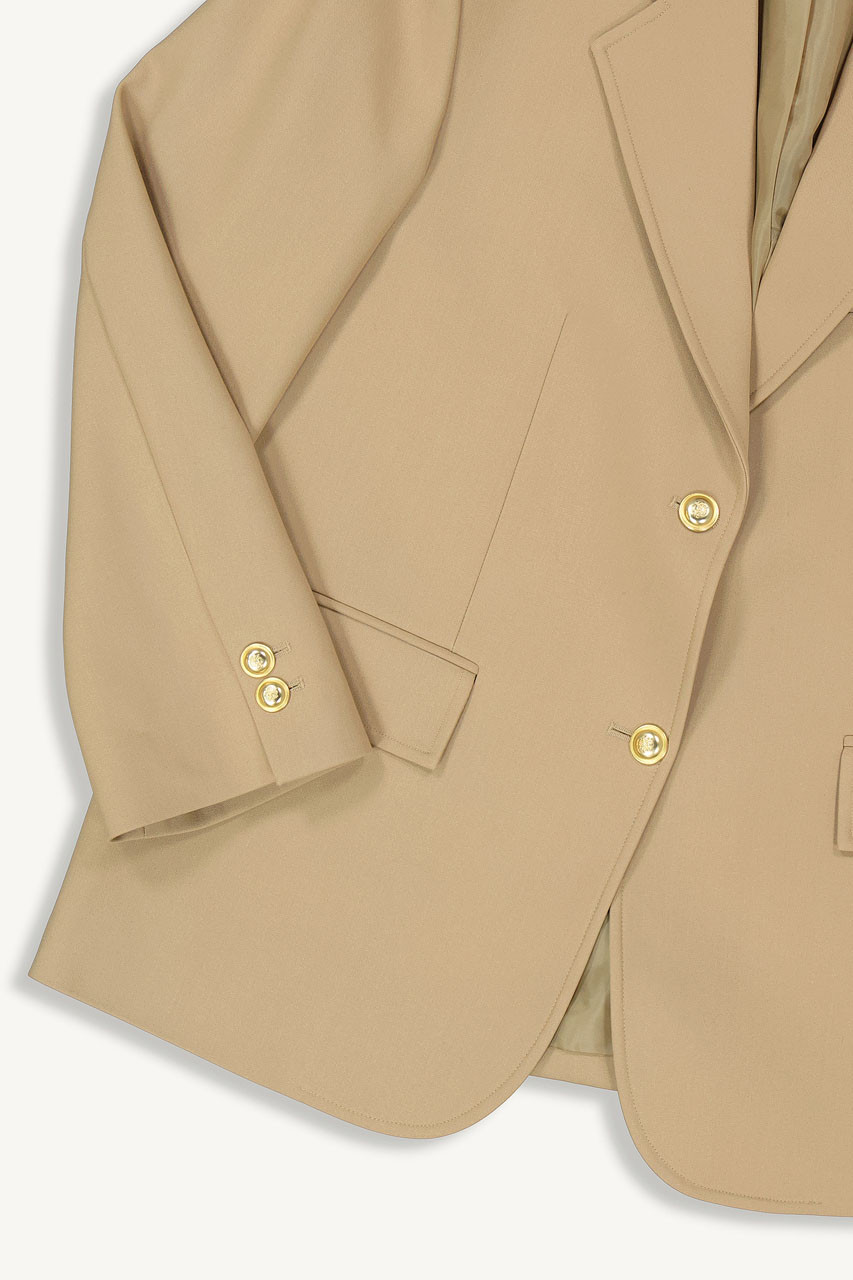 Moriko Button Jacket, Beige
