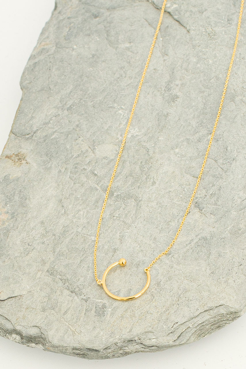 Esther Necklace, 14K Gold Plated