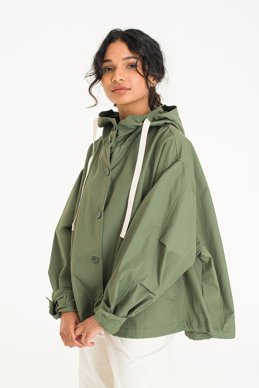 Hiroko Hood Jacket, Khaki