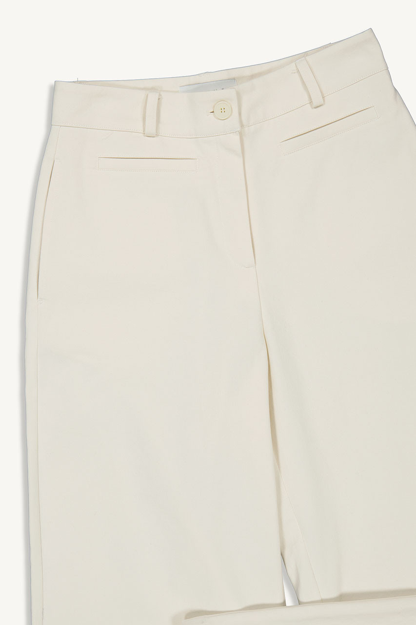 Jina Cotton Pants, Cream