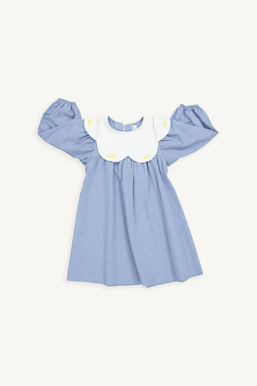 Mini Olive |  Lightweight Sailor Dress, Blue