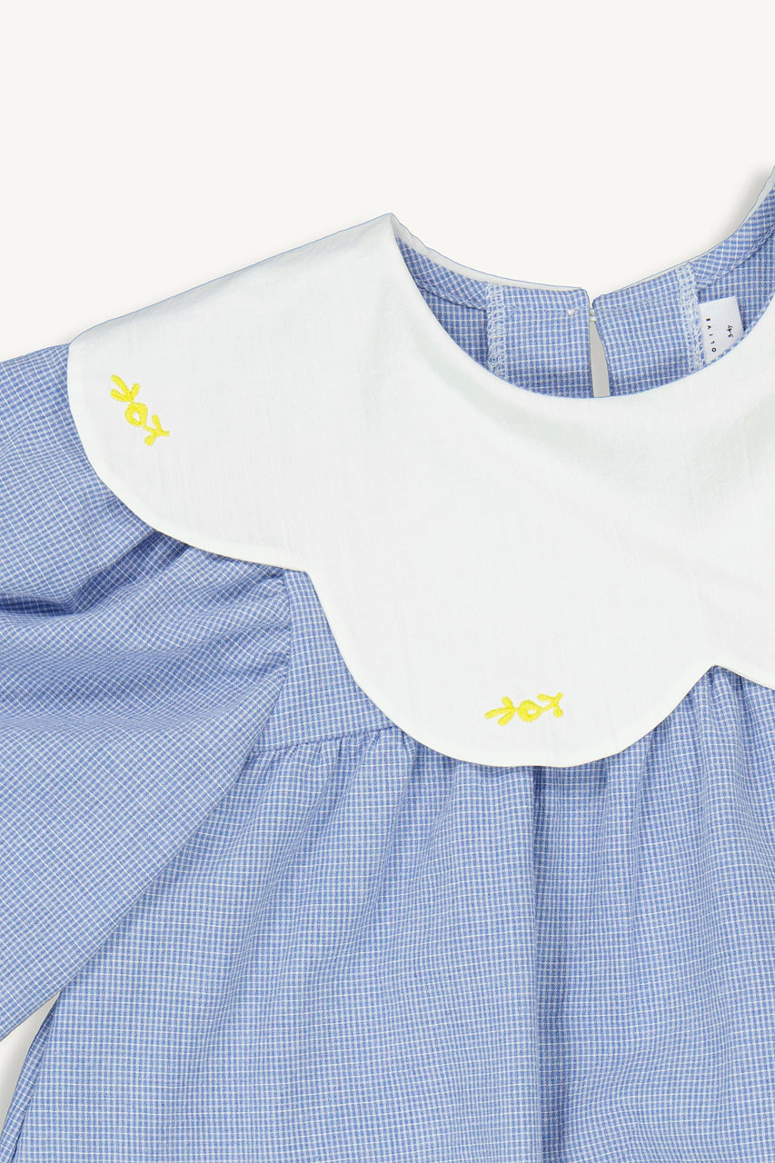 Mini Olive |  Lightweight Sailor Dress, Blue