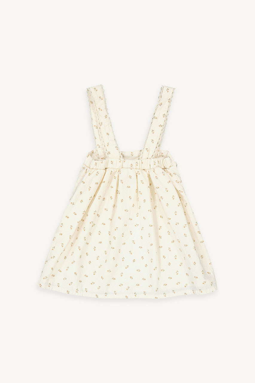 Mini Olive | Dana Pinafore Dress, Cherry