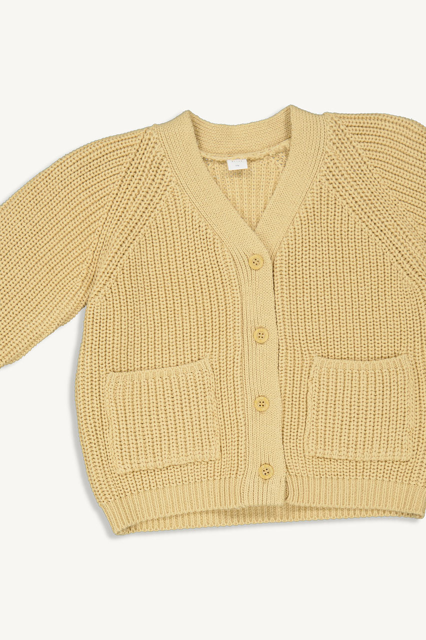 Mini Olive | Hachi Cardigan, Sand