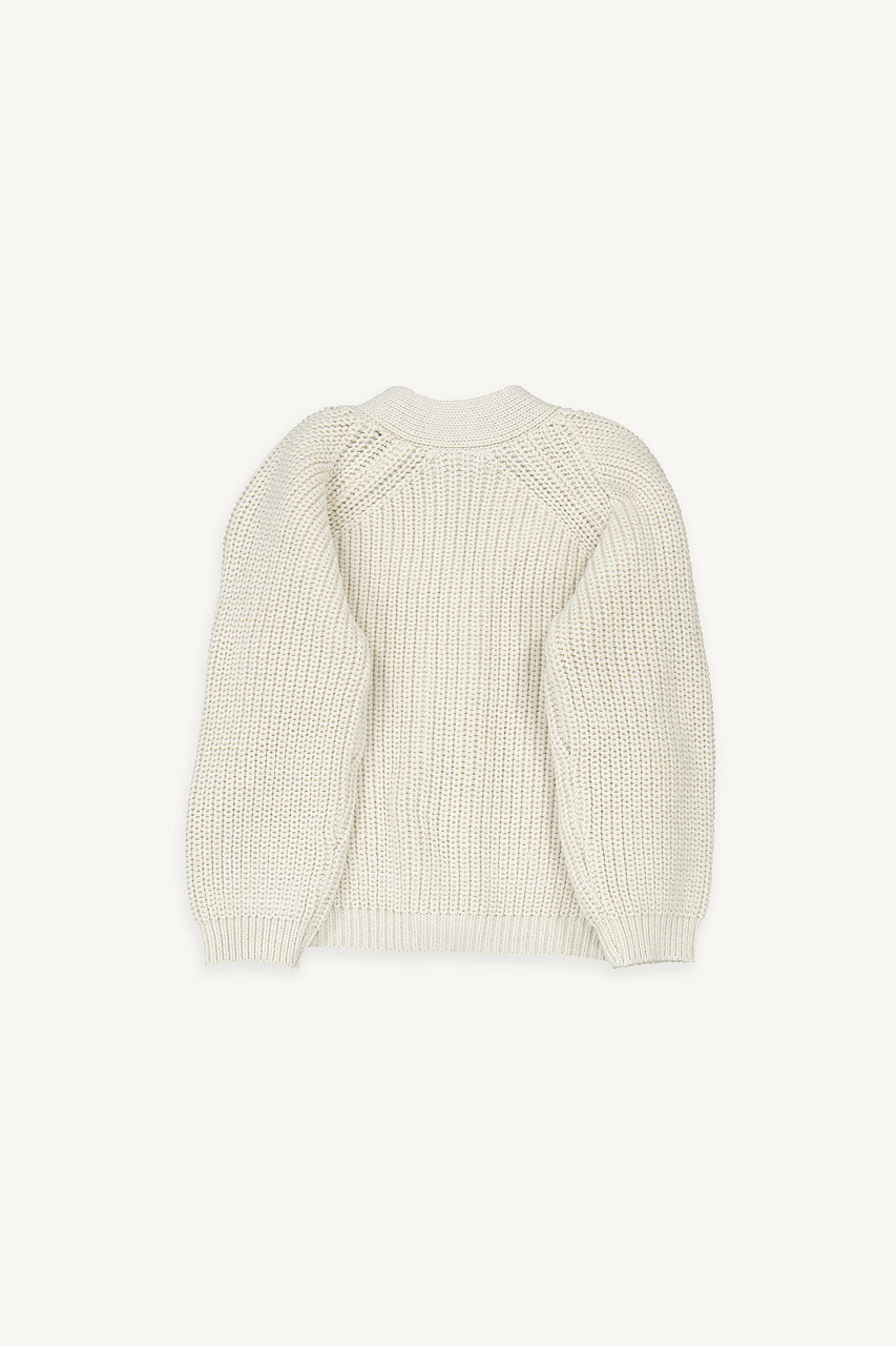 Mini Olive | Hachi Cardigan, Stone