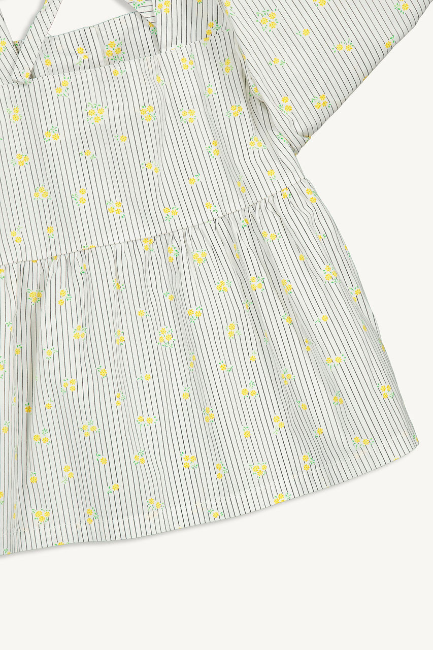 Mini Olive | Square Neck Blouse, Ivory