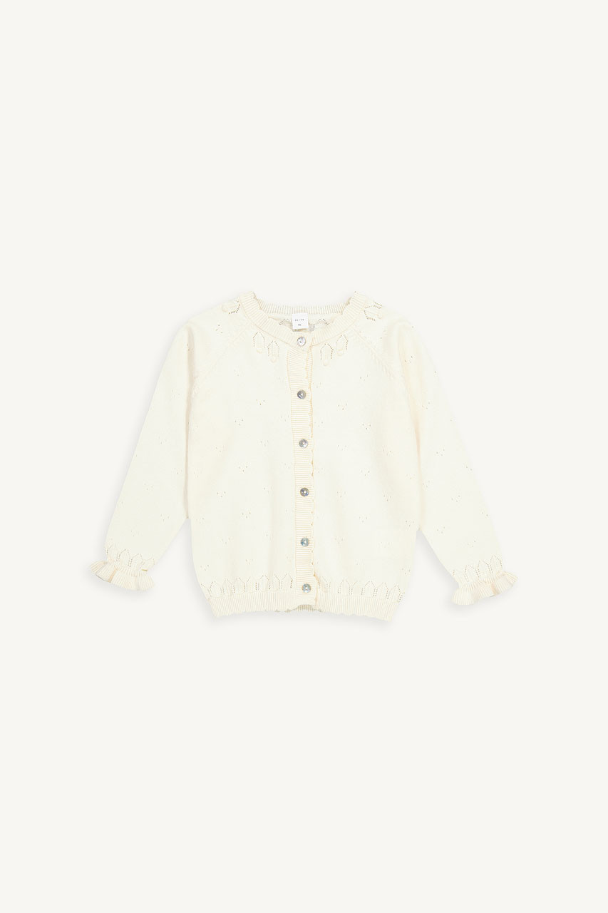 Mini Olive | Spring Cardigan, Ivory