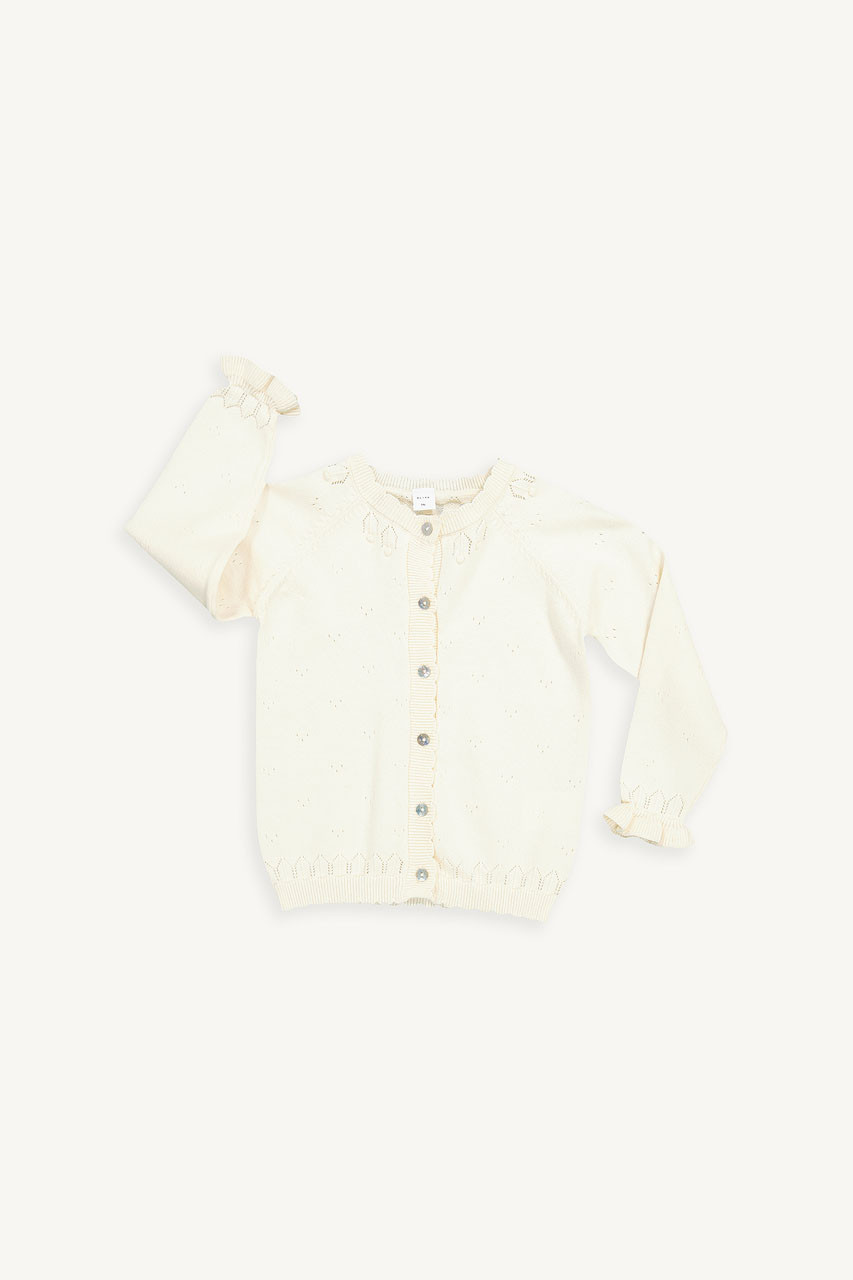 Mini Olive | Spring Cardigan, Ivory