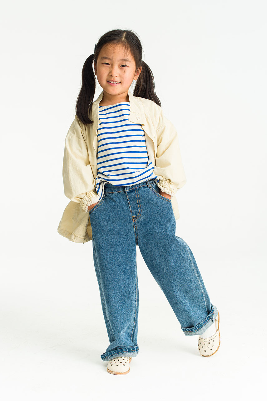 Mini Olive | Spring Wind Jacket, Vanilla