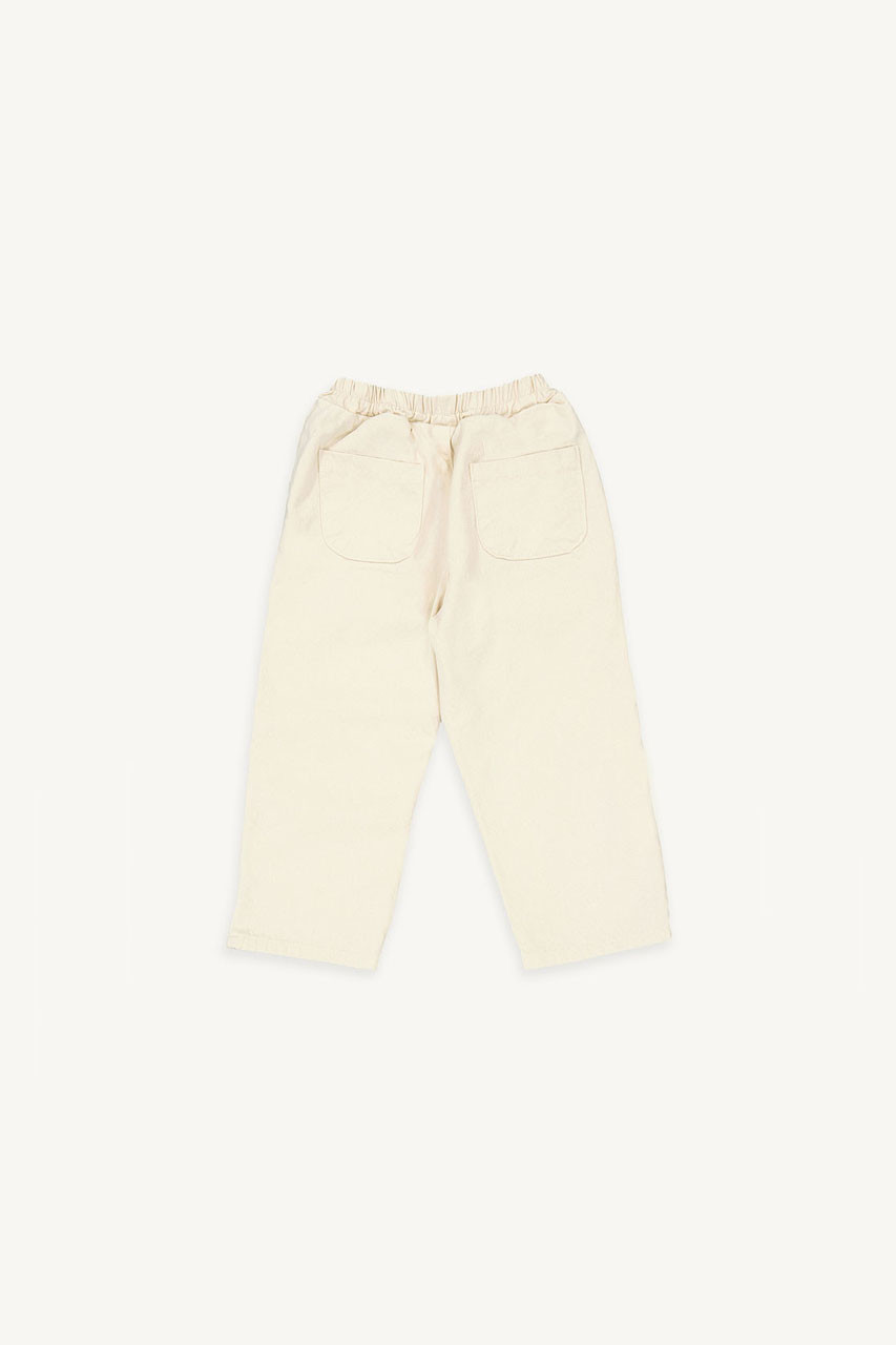 Mini Olive | Cotton Chino, Ivory