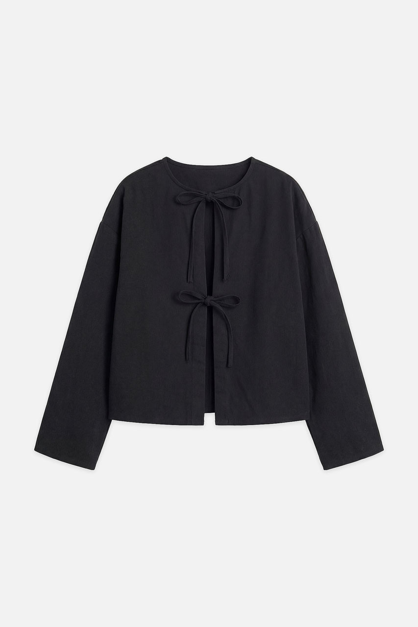 【Ameri VINTAGE】HAOKAN BACK RIBBON BLOUSE 即完売のHAOKAN BACK RIBBON BLOUSEが緊急再販売決定♡ | 黒石奈央子