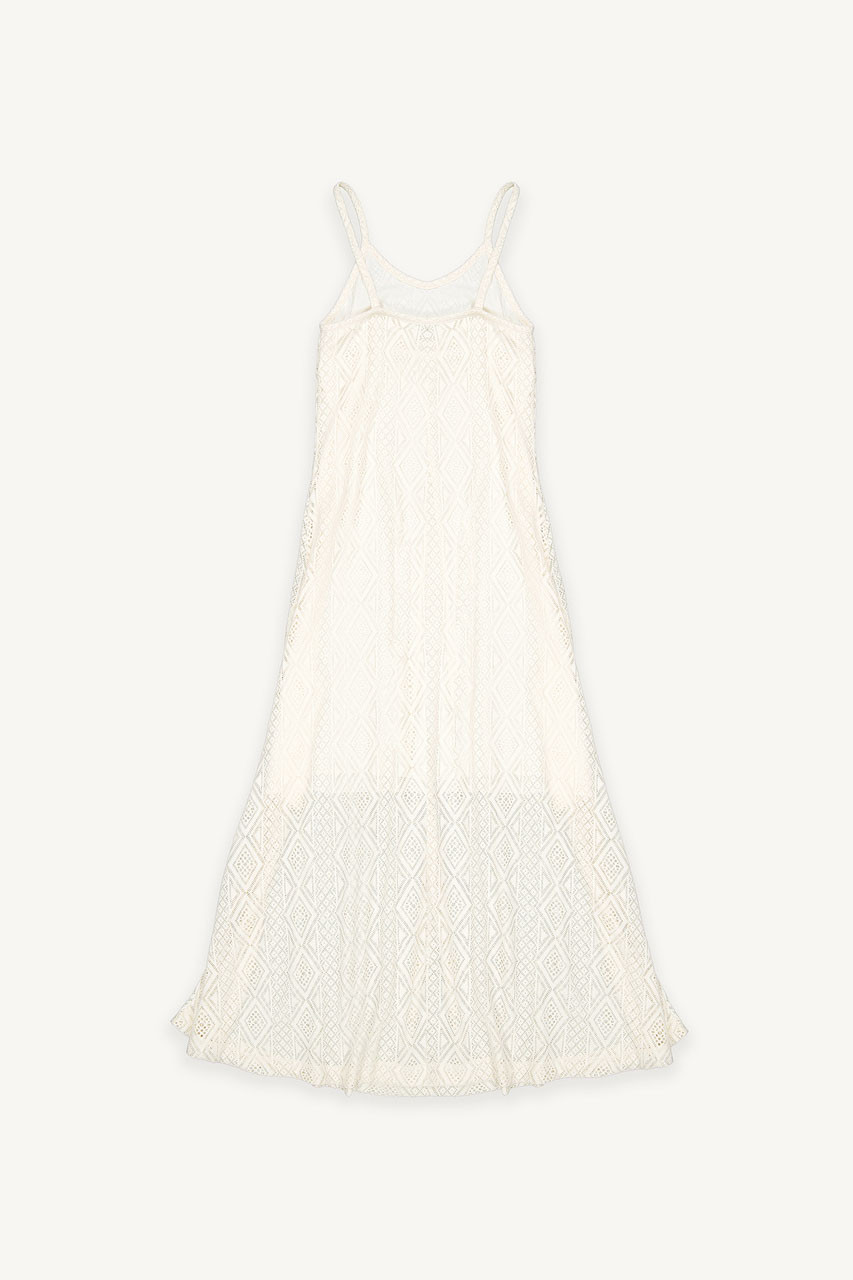 Lace Cami Dress, Cream