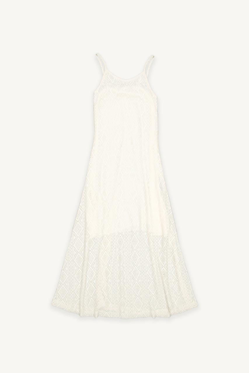 Lace Cami Dress, Cream