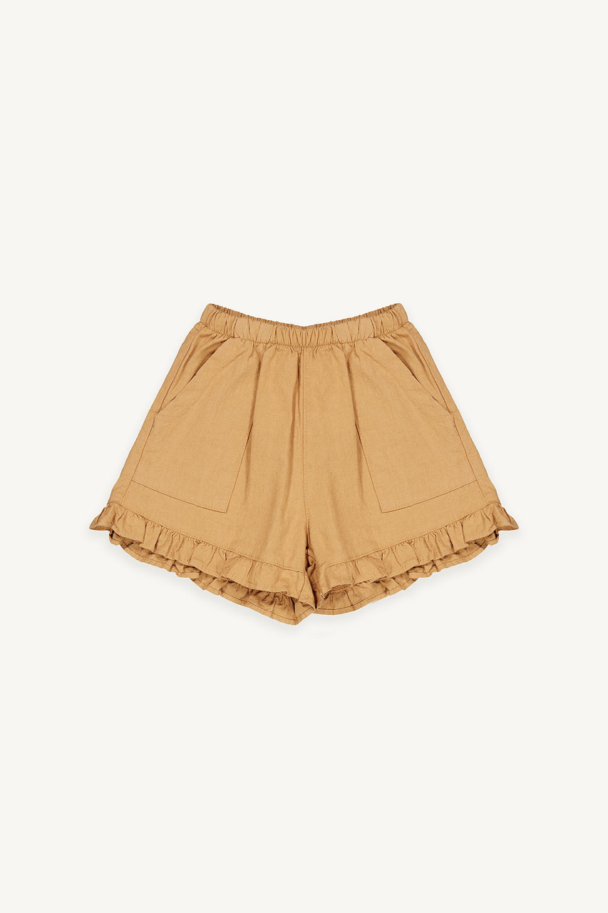 Mini Olive | Frill Mini Short, Brown