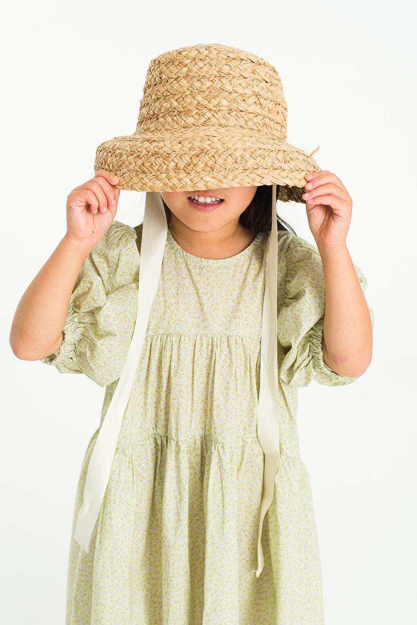 Mini Olive | Blossom Dress, Mint
