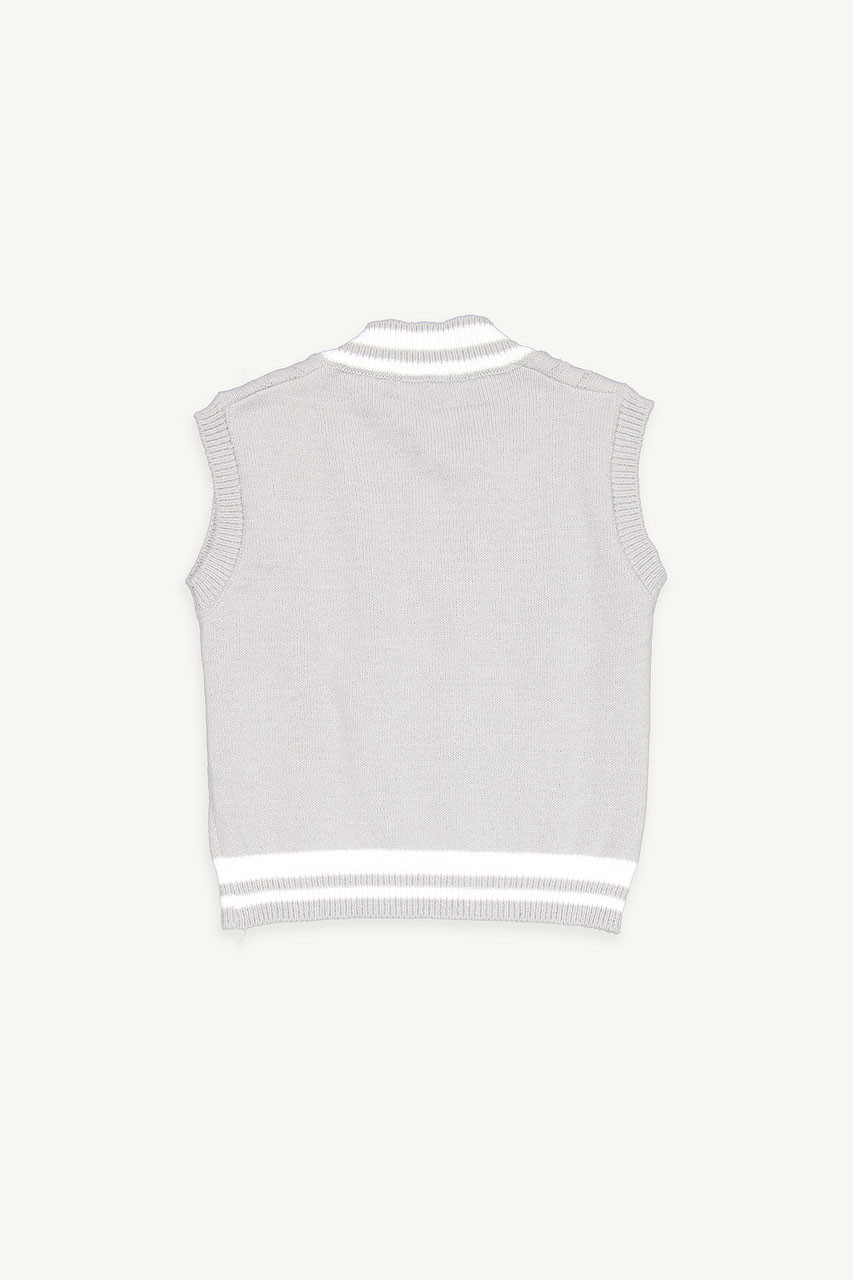 Kasa Contrast Vest, Grey