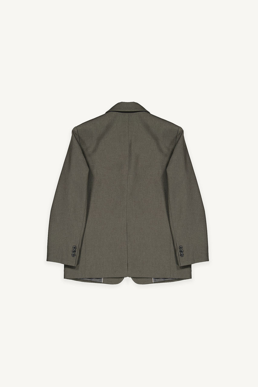 Hana Structured Jacket, Khaki