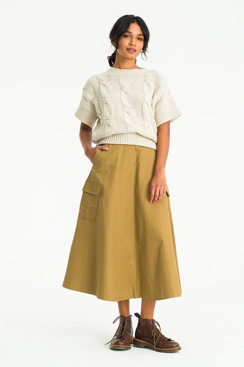 Daniel Cargo Skirt, Beige