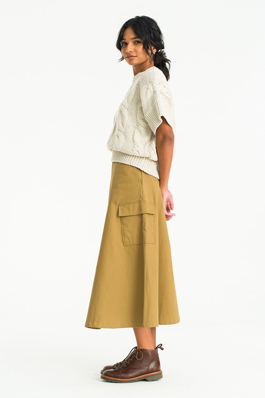 Daniel Cargo Skirt, Beige