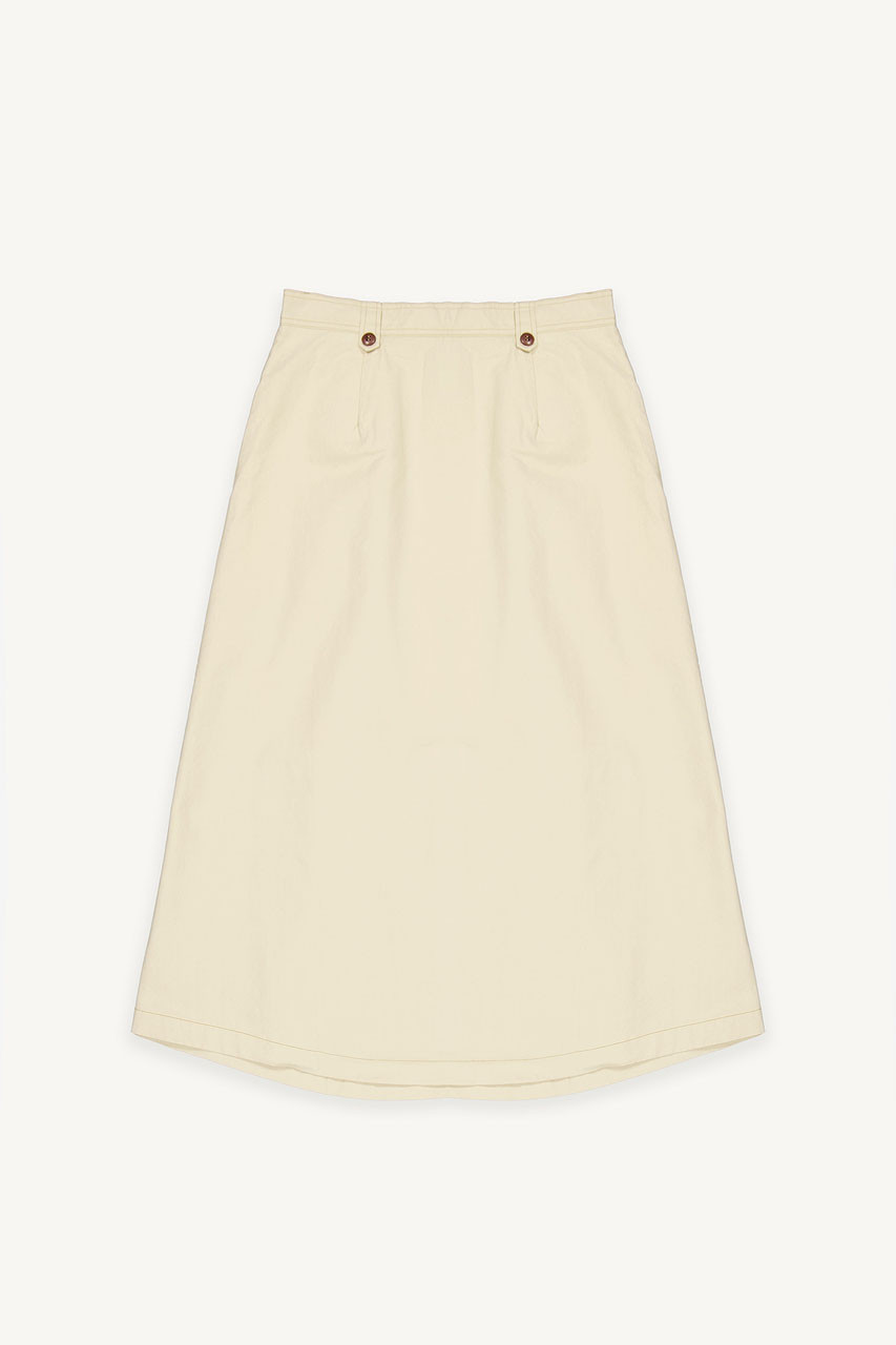 Casa Pintuck Skirt, Beige