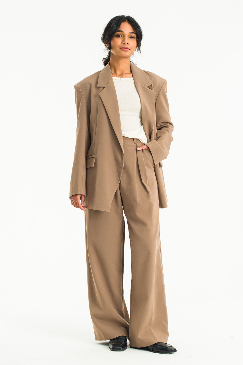 Yoni Loose Jacket, Beige