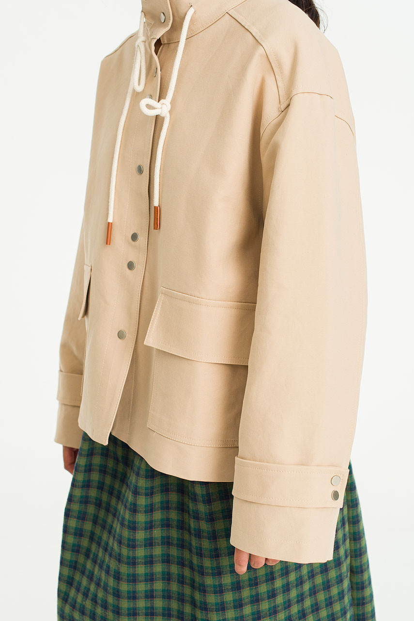 Soya Cotton Field Jacket, Beige