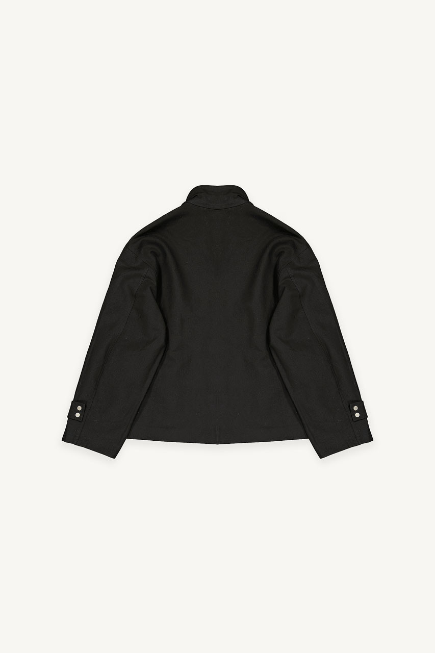 Soya Cotton Field Jacket, Black